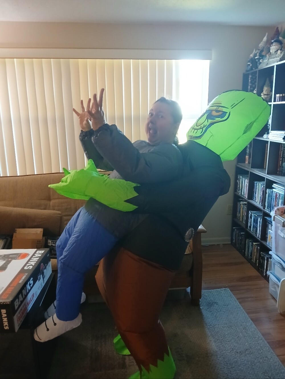 Hyde And Eek Pick Me Up Frankenstein Monster Inflatable Costume One Size